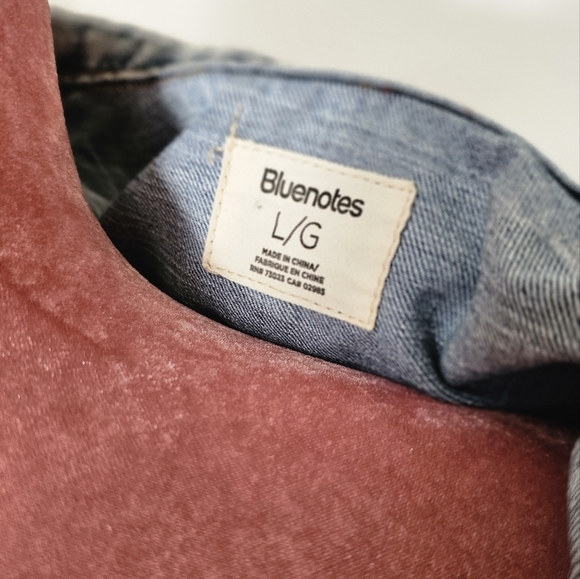 Bluenotes Denim vest, size Large. - Picture 7 of 9